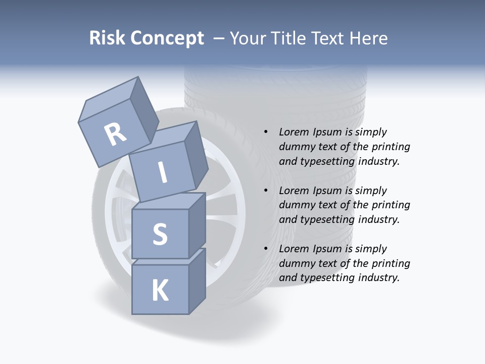 Hoop Tread Isolated PowerPoint Template