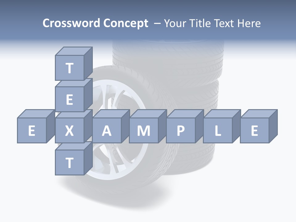 Hoop Tread Isolated PowerPoint Template