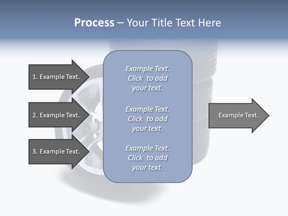 Hoop Tread Isolated PowerPoint Template