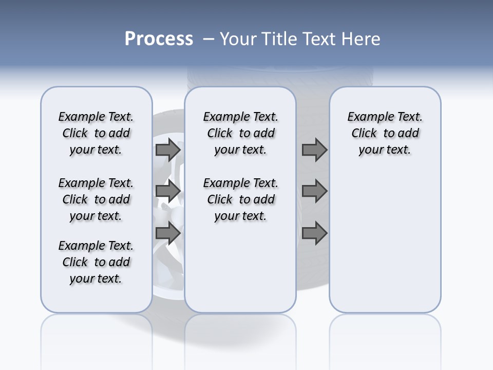 Hoop Tread Isolated PowerPoint Template