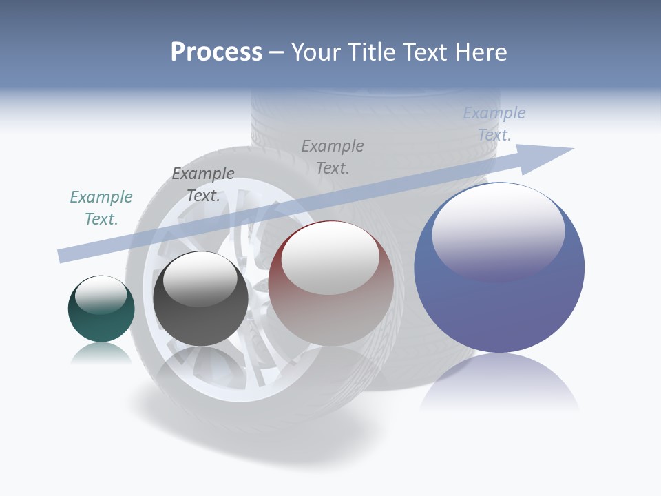 Hoop Tread Isolated PowerPoint Template