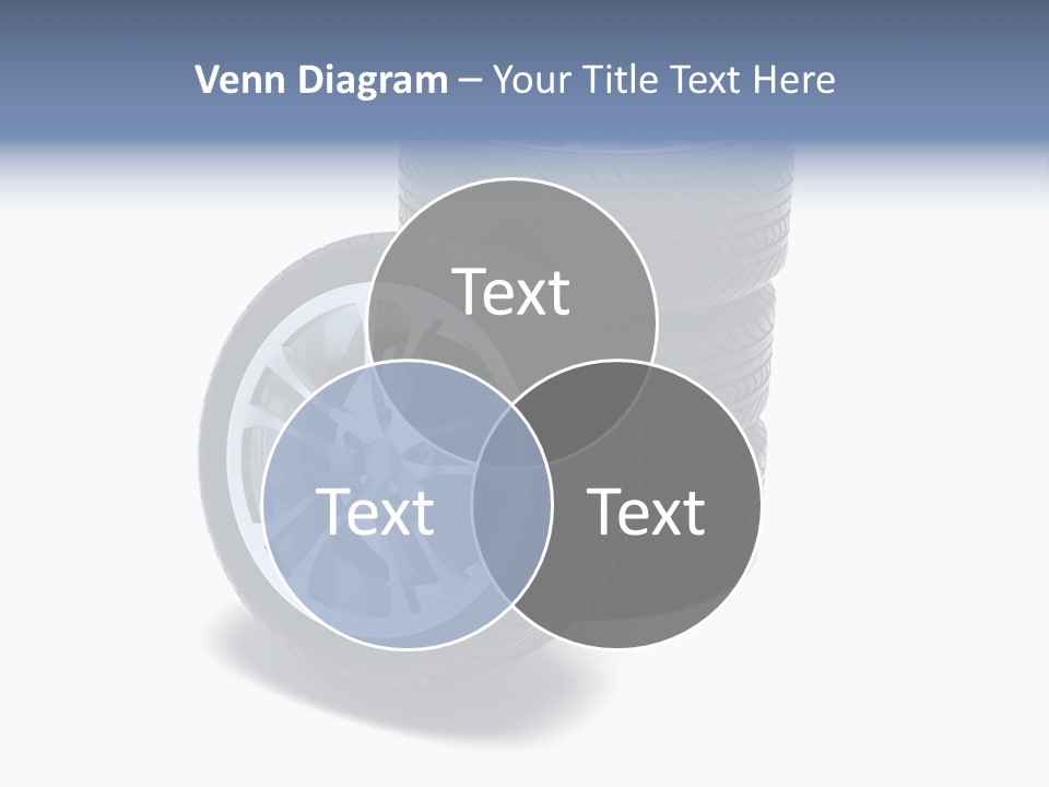 Hoop Tread Isolated PowerPoint Template