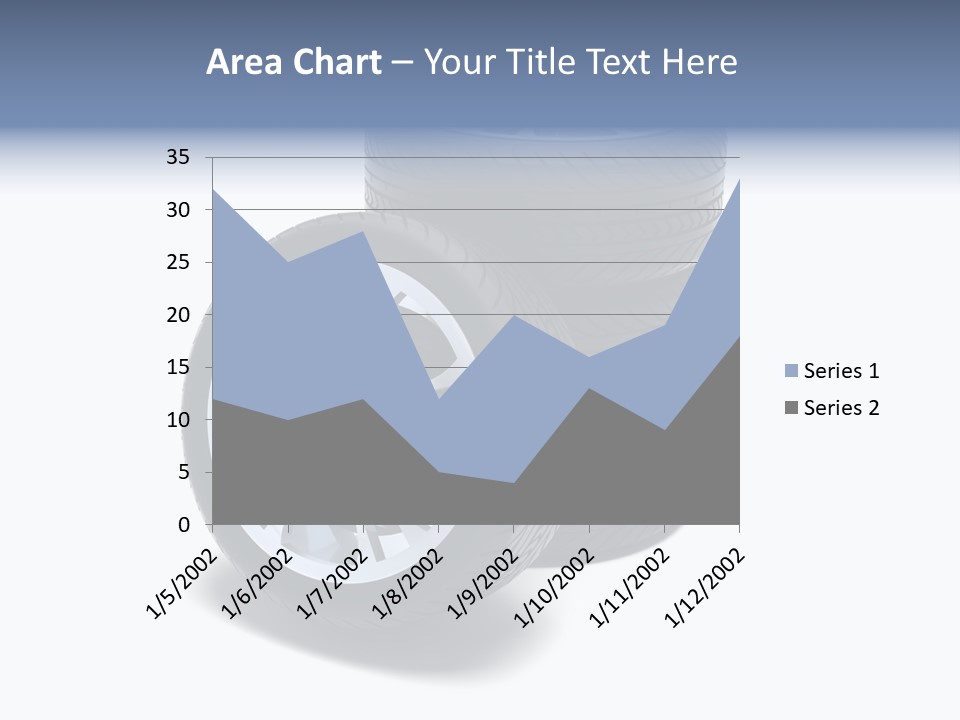 Hoop Tread Isolated PowerPoint Template