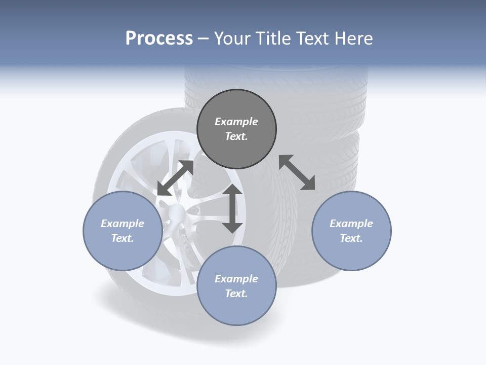 Hoop Tread Isolated PowerPoint Template
