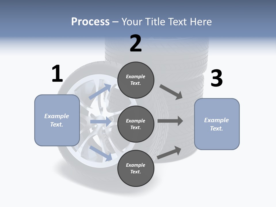 Hoop Tread Isolated PowerPoint Template