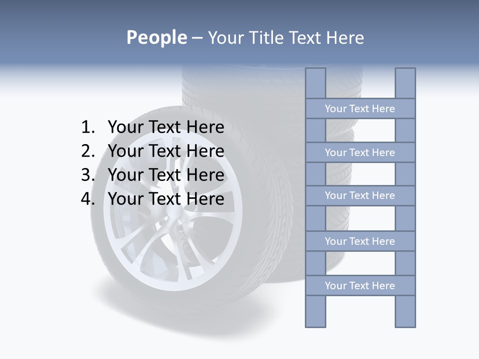 Hoop Tread Isolated PowerPoint Template