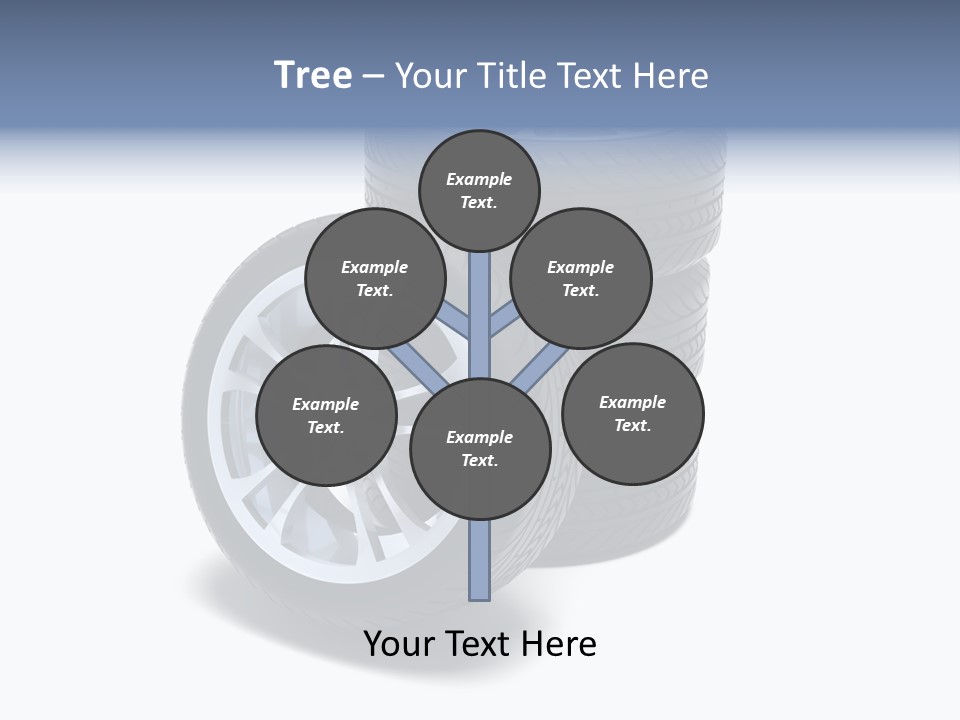 Hoop Tread Isolated PowerPoint Template
