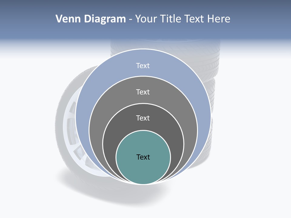 Hoop Tread Isolated PowerPoint Template