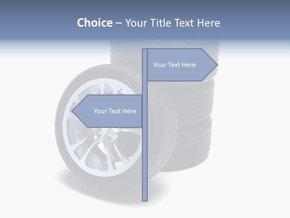 Hoop Tread Isolated PowerPoint Template