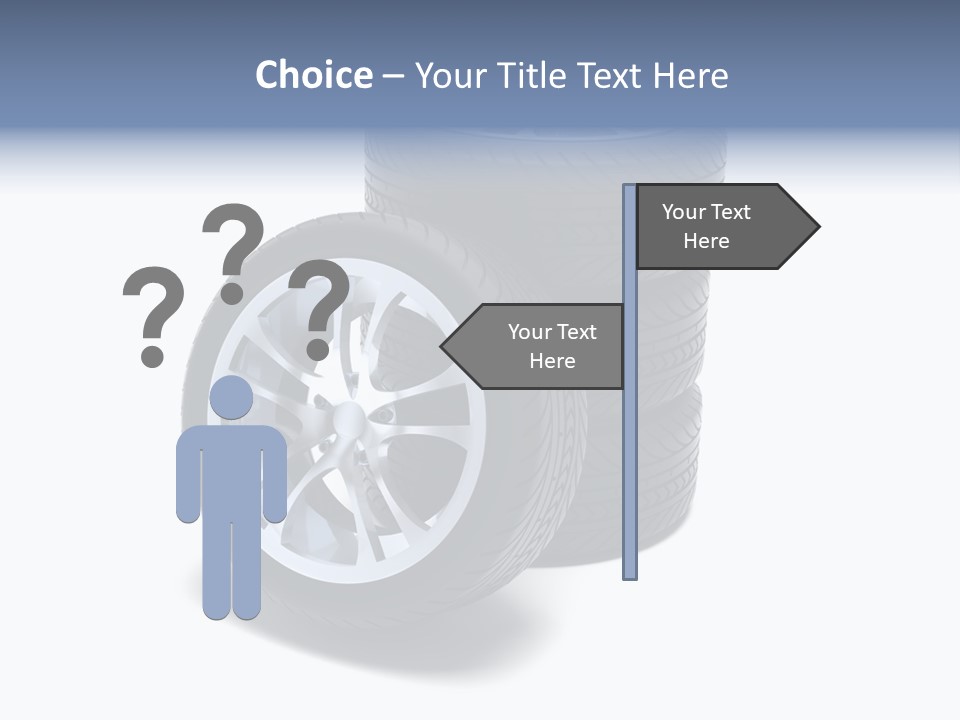 Hoop Tread Isolated PowerPoint Template