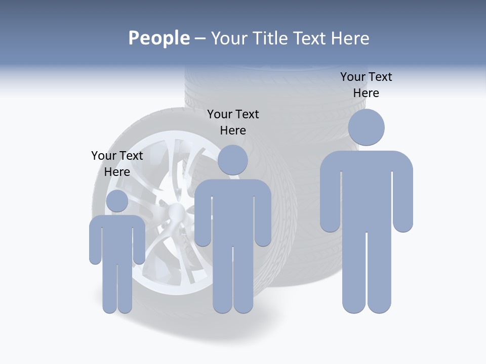 Hoop Tread Isolated PowerPoint Template