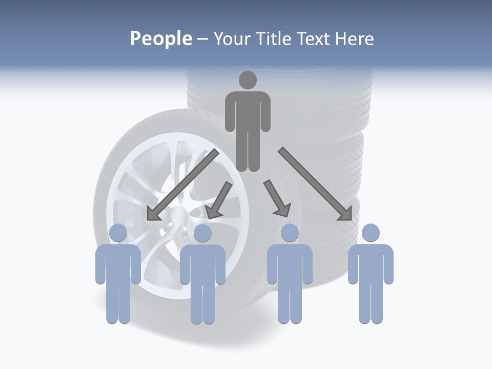 Hoop Tread Isolated PowerPoint Template
