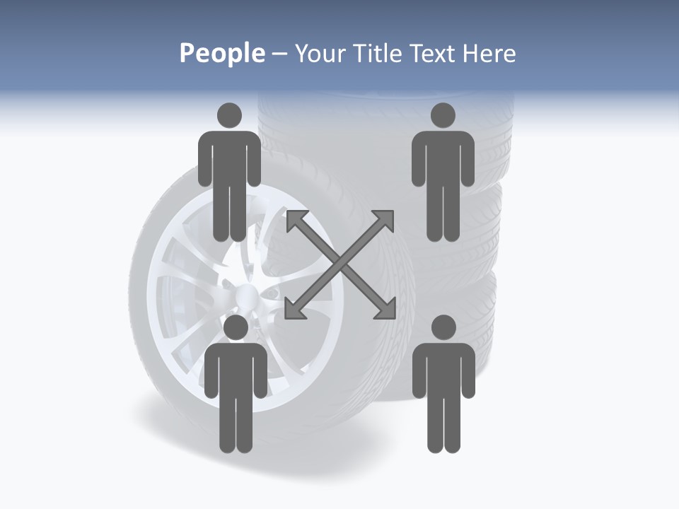 Hoop Tread Isolated PowerPoint Template