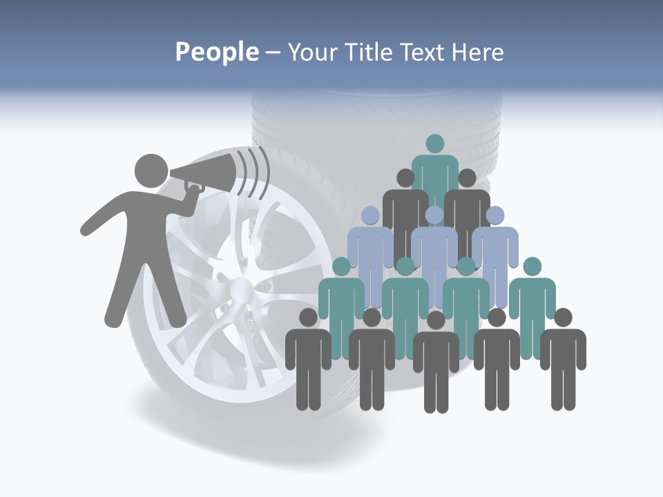 Hoop Tread Isolated PowerPoint Template