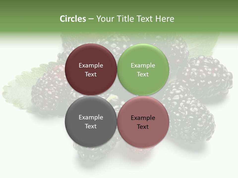 Group Food Vegetarian PowerPoint Template