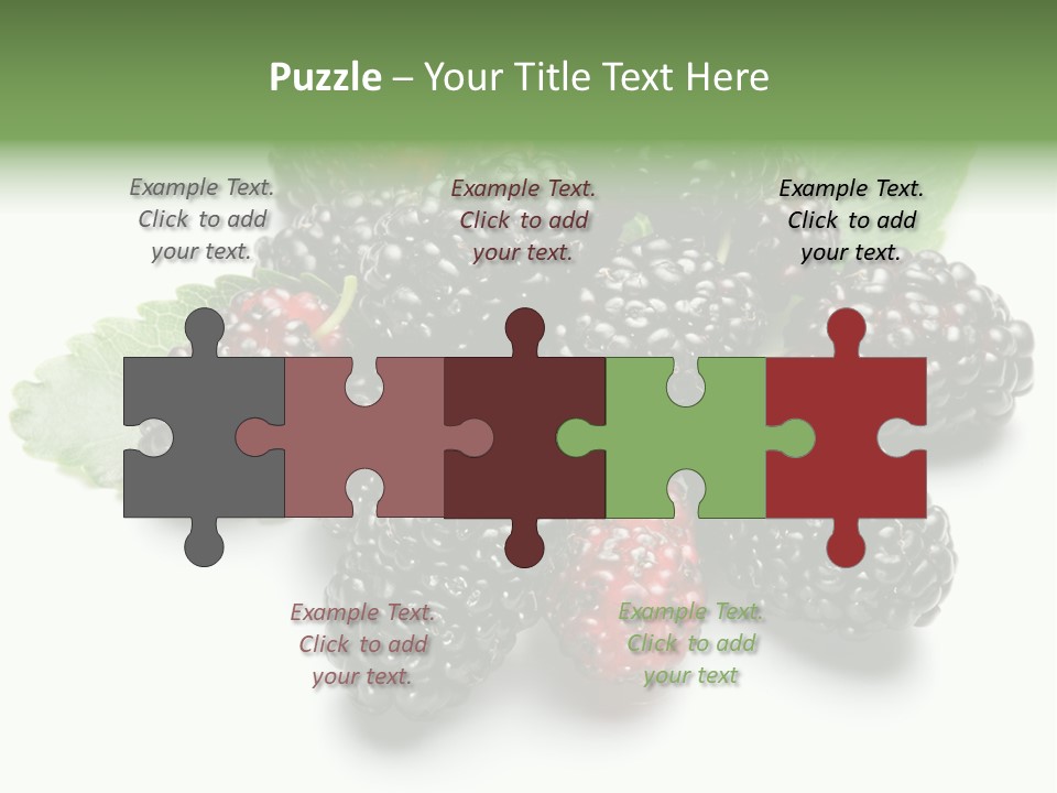 Group Food Vegetarian PowerPoint Template