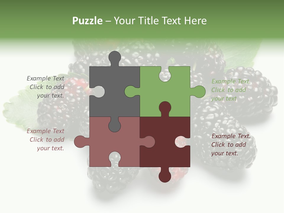 Group Food Vegetarian PowerPoint Template