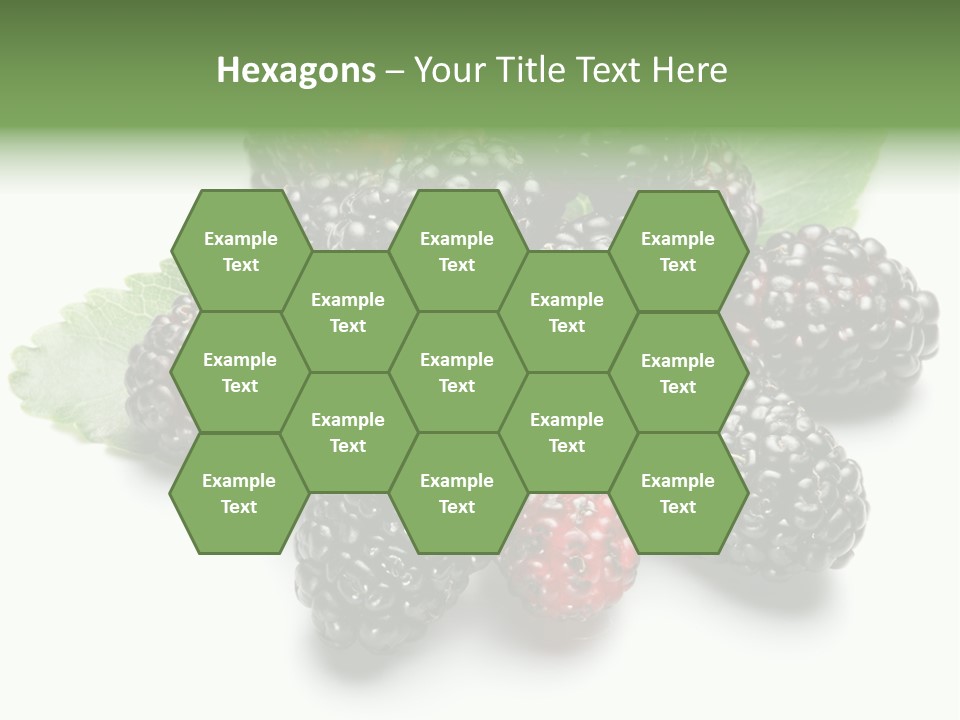 Group Food Vegetarian PowerPoint Template