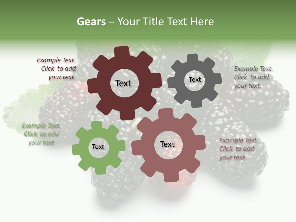 Group Food Vegetarian PowerPoint Template