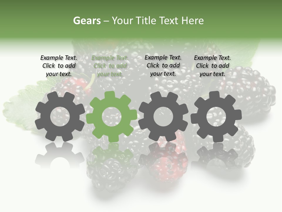 Group Food Vegetarian PowerPoint Template