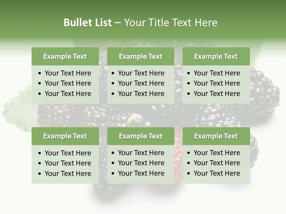 Group Food Vegetarian PowerPoint Template