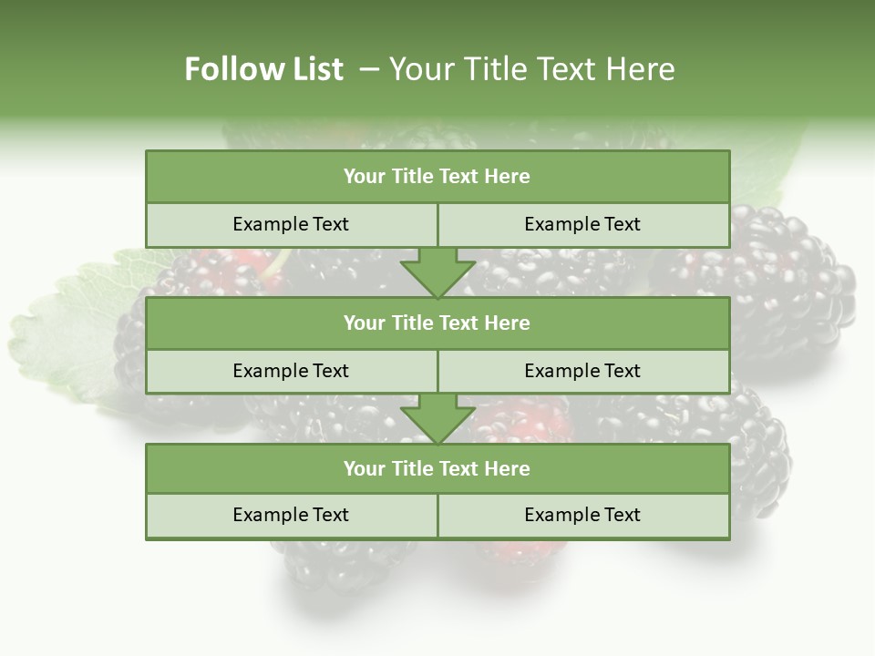 Group Food Vegetarian PowerPoint Template