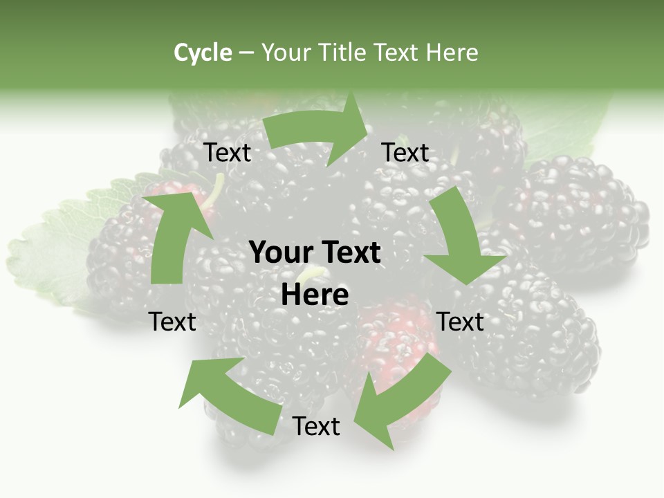 Group Food Vegetarian PowerPoint Template