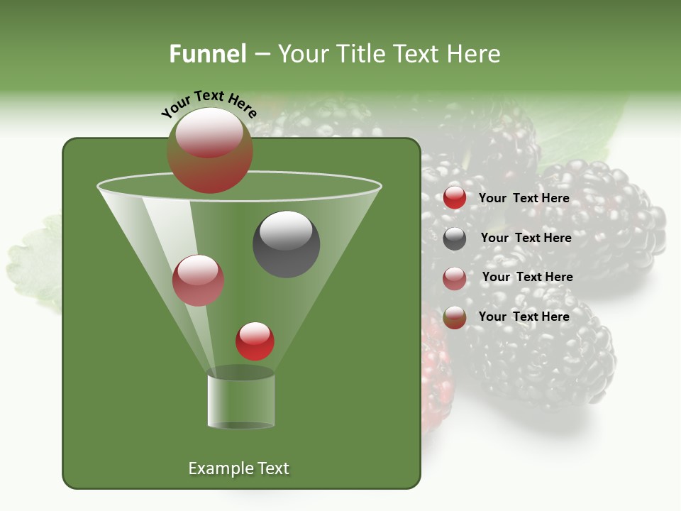 Group Food Vegetarian PowerPoint Template