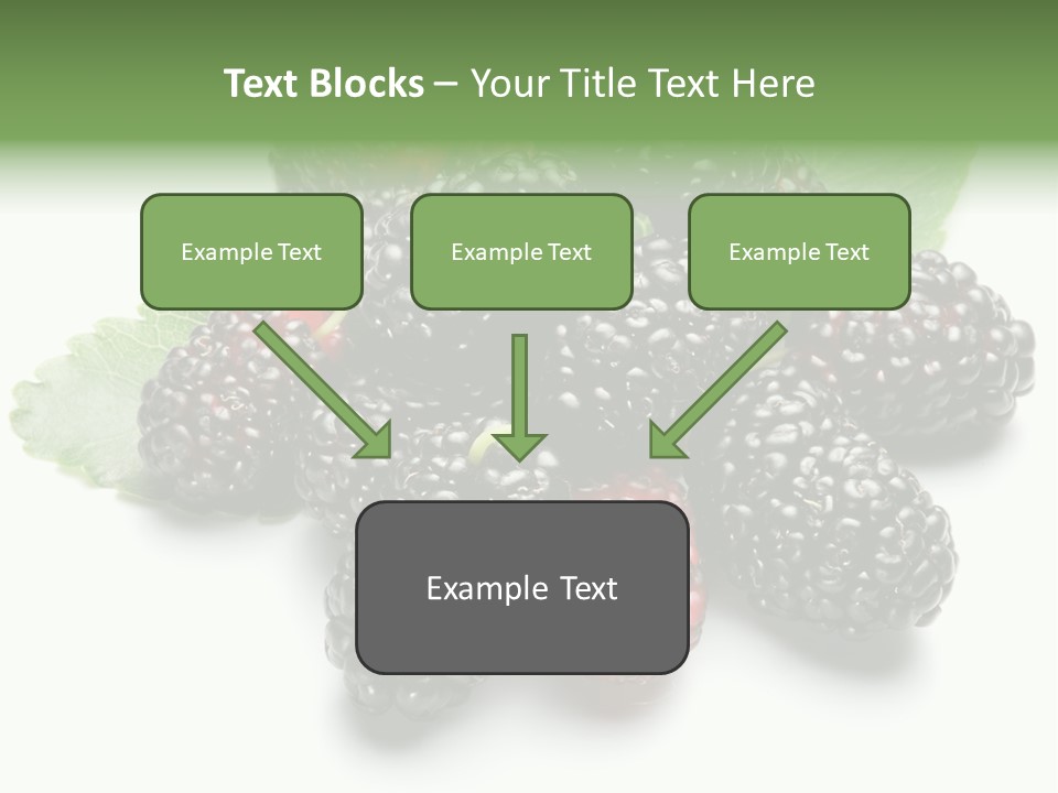 Group Food Vegetarian PowerPoint Template