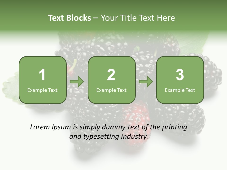 Group Food Vegetarian PowerPoint Template
