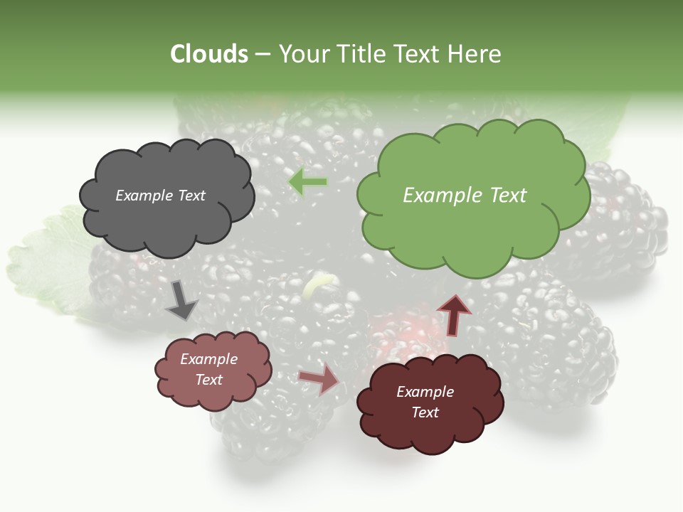 Group Food Vegetarian PowerPoint Template