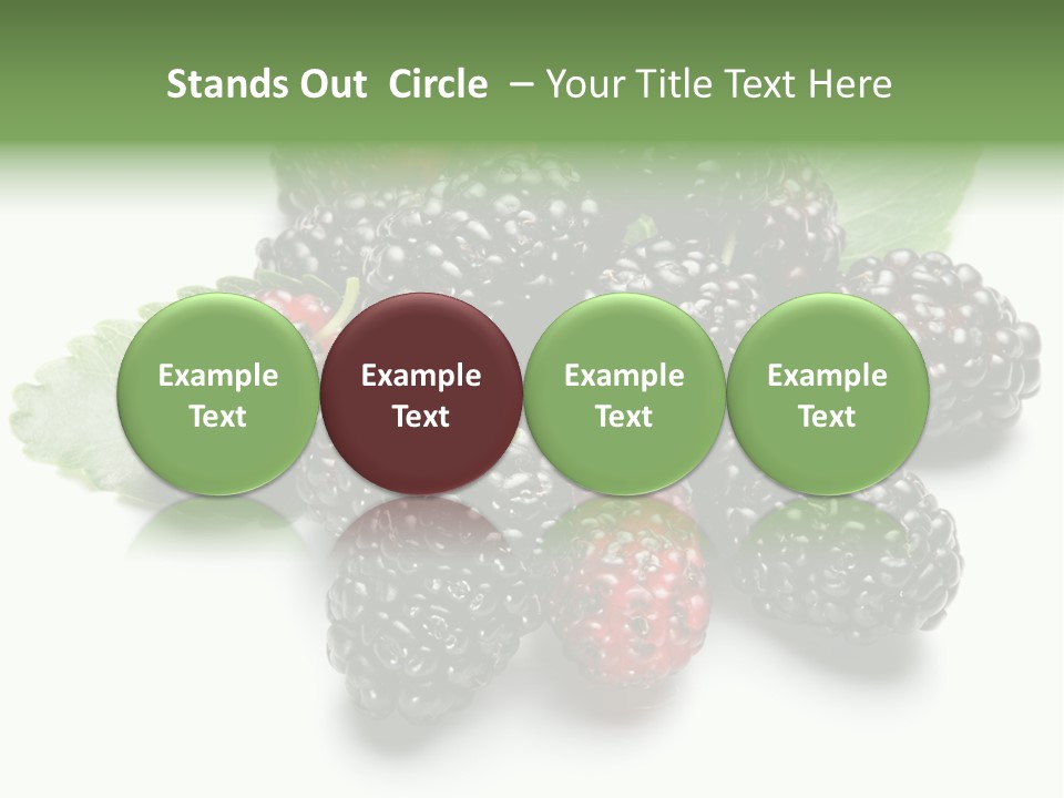 Group Food Vegetarian PowerPoint Template