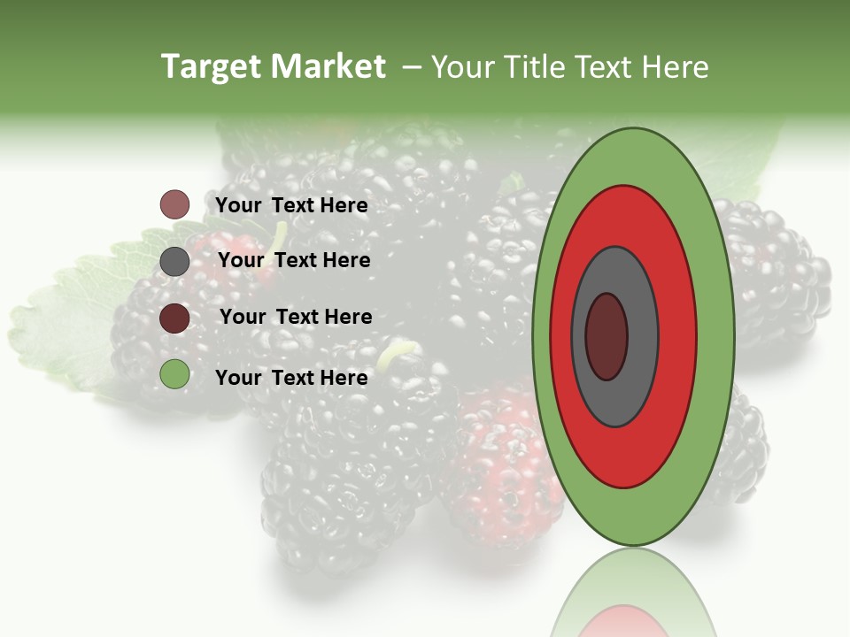 Group Food Vegetarian PowerPoint Template