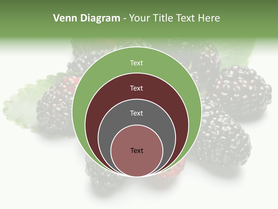 Group Food Vegetarian PowerPoint Template
