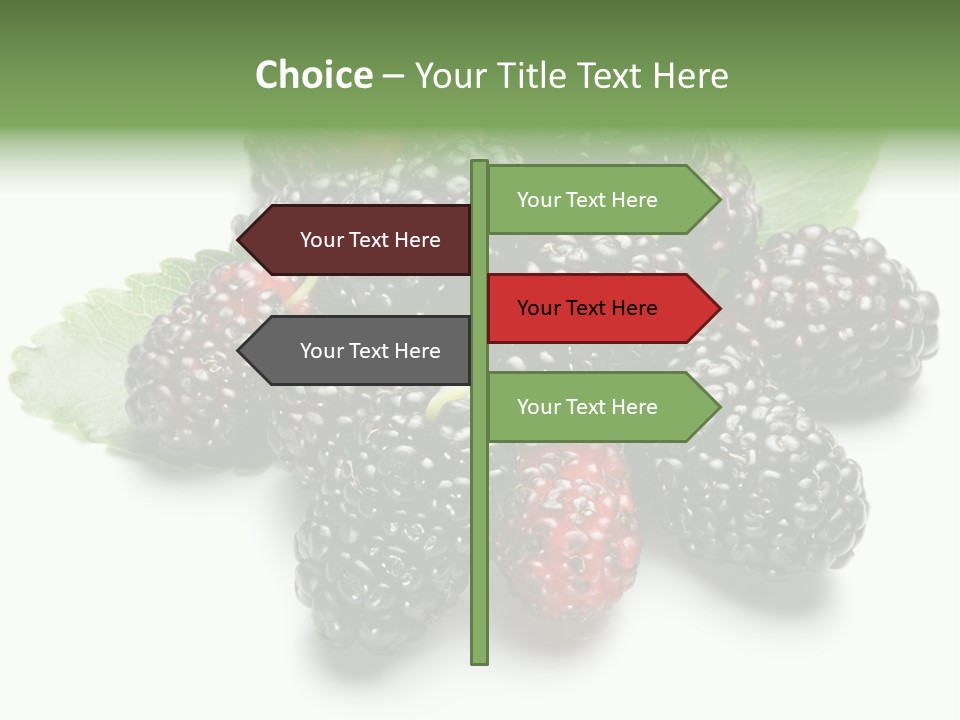 Group Food Vegetarian PowerPoint Template