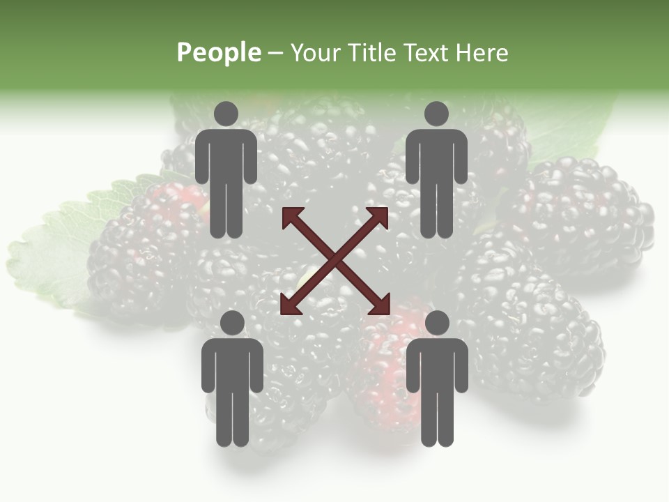 Group Food Vegetarian PowerPoint Template