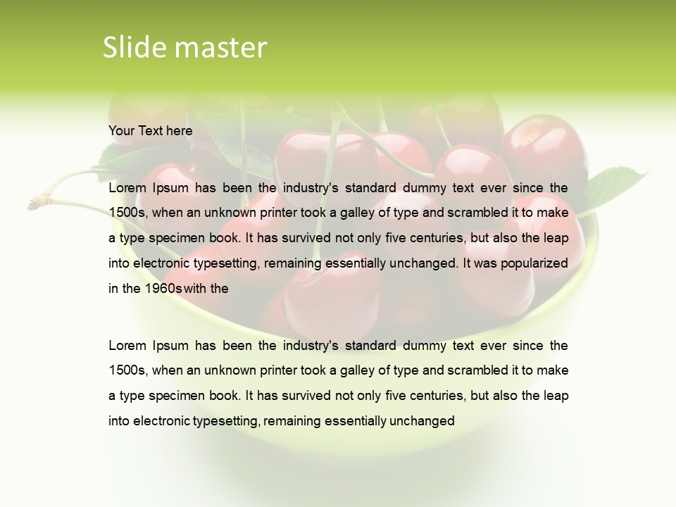 Summer Tempting White PowerPoint Template