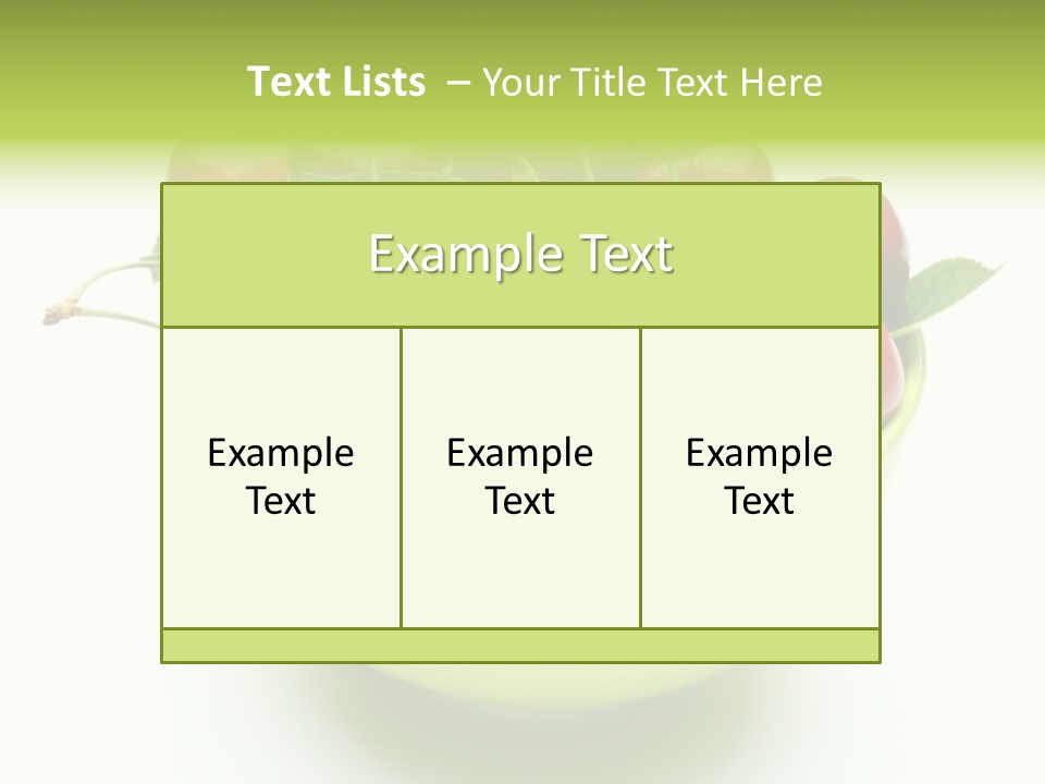 Summer Tempting White PowerPoint Template