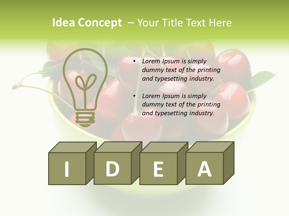 Summer Tempting White PowerPoint Template