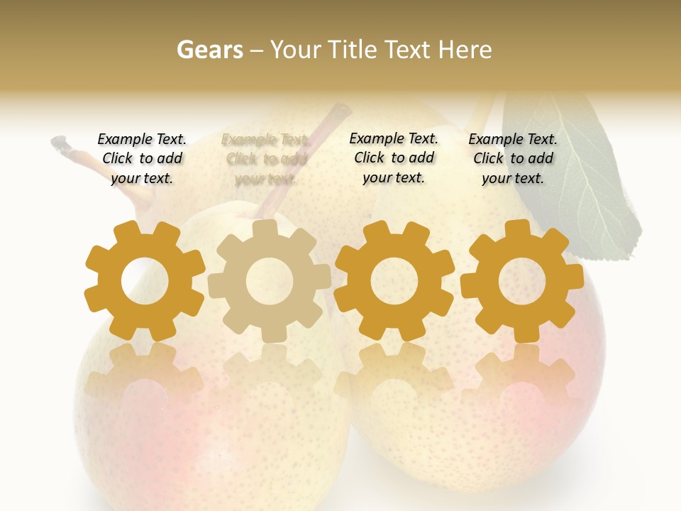 Nutrition Tasty Fruit PowerPoint Template