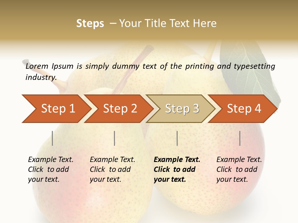 Nutrition Tasty Fruit PowerPoint Template
