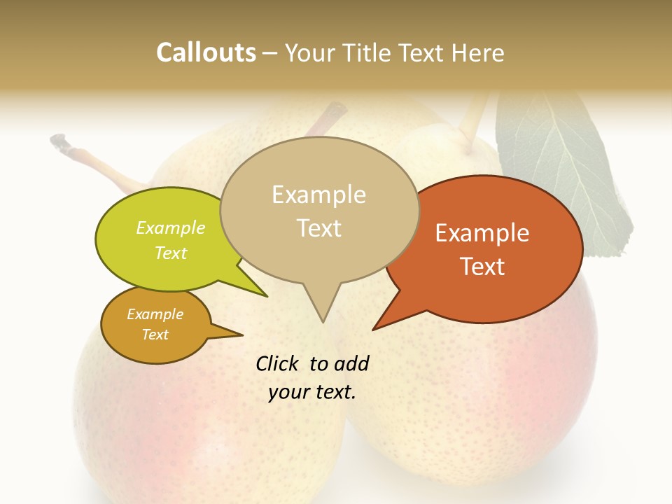 Nutrition Tasty Fruit PowerPoint Template