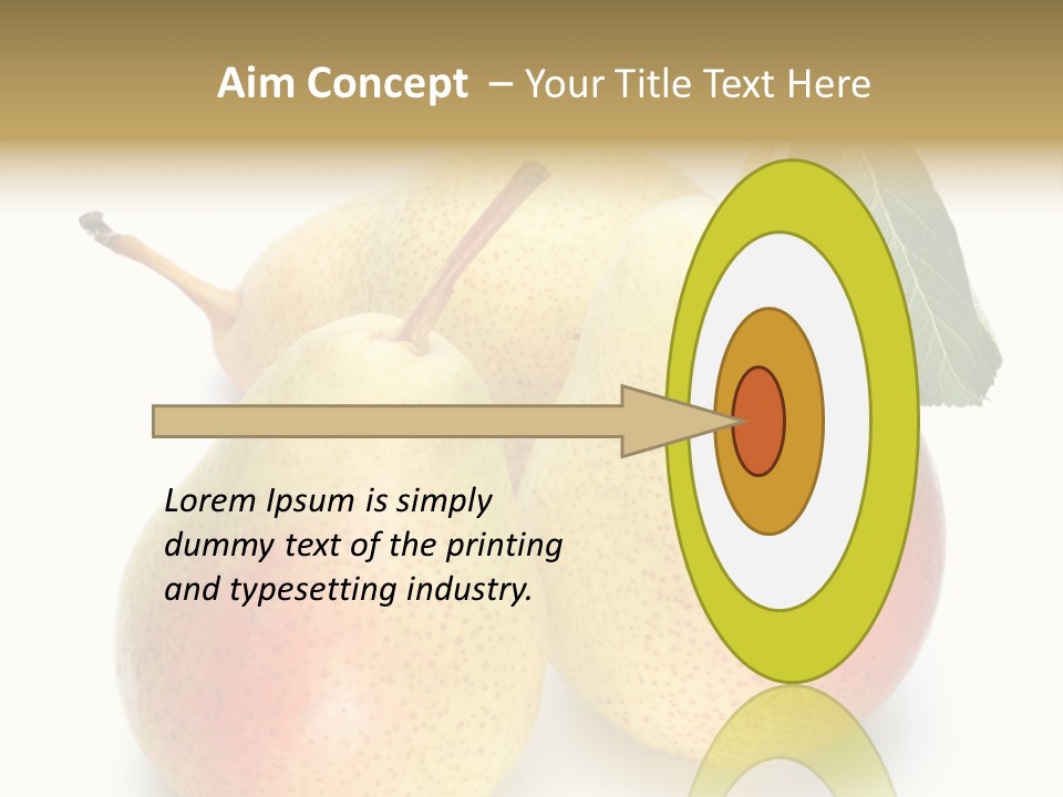 Nutrition Tasty Fruit PowerPoint Template