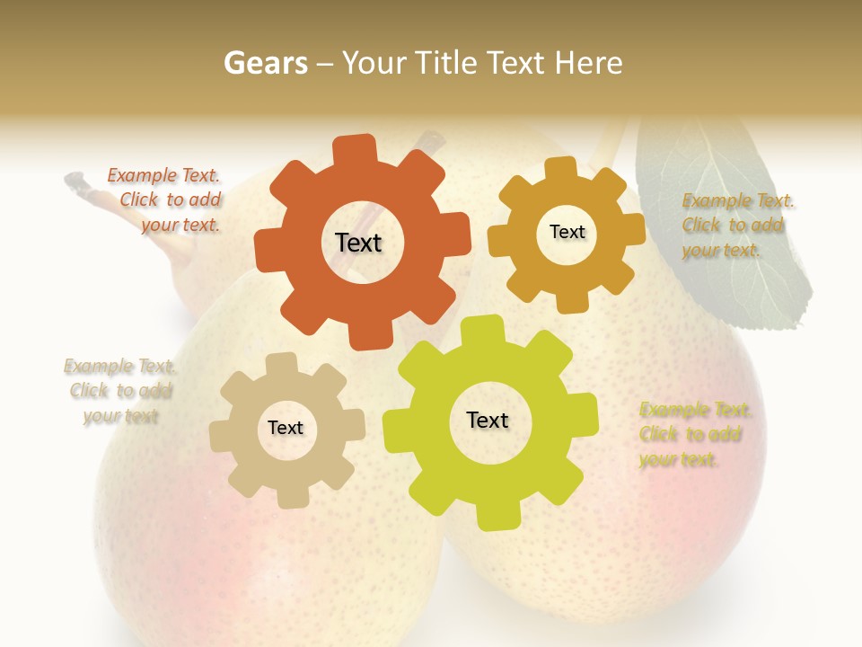 Food Healthy Organic PowerPoint Template