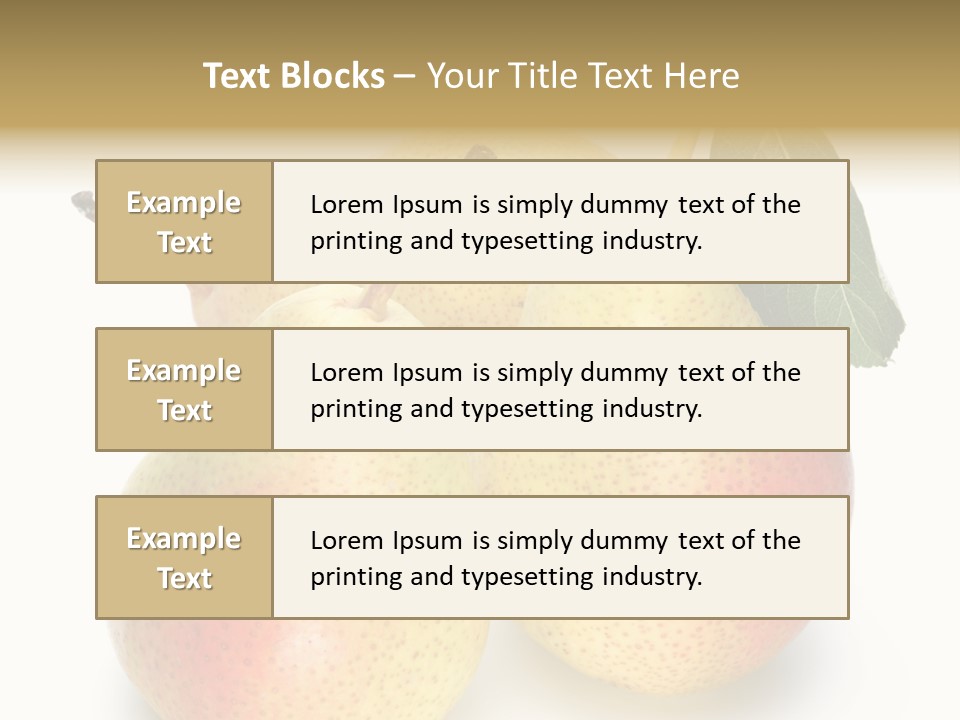 Food Healthy Organic PowerPoint Template