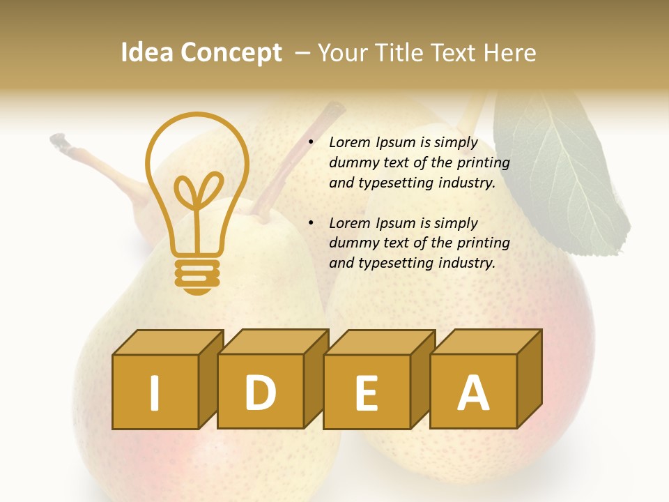 Food Healthy Organic PowerPoint Template