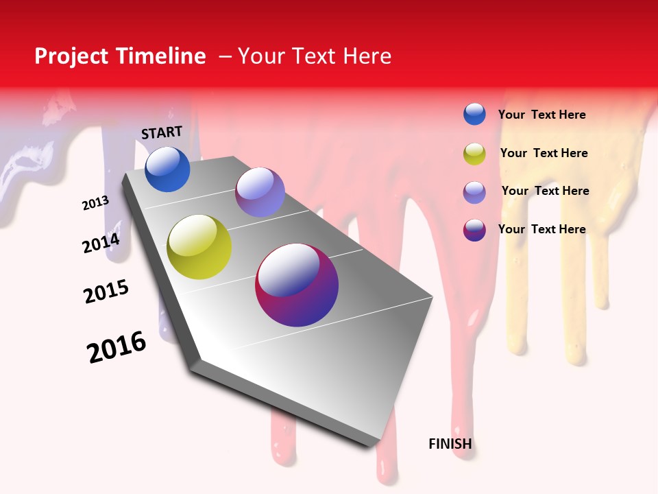 Primary Multicolored Art PowerPoint Template