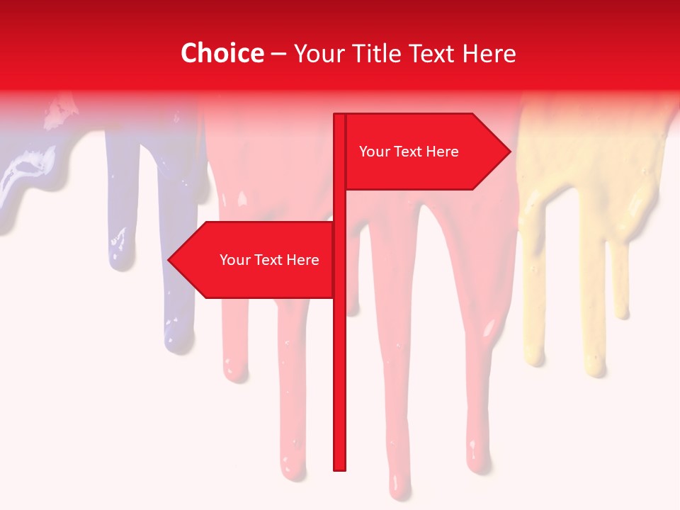 Primary Multicolored Art PowerPoint Template