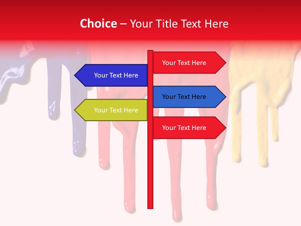 Primary Multicolored Art PowerPoint Template