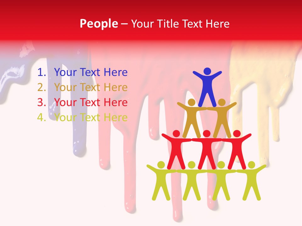 Primary Multicolored Art PowerPoint Template